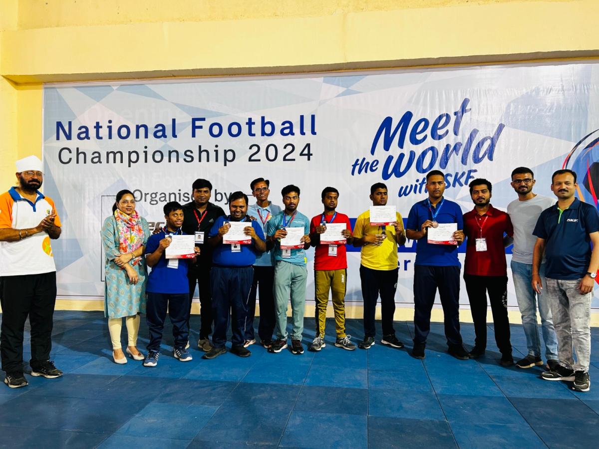 National Football Championship Gwalior Bronze medal wins